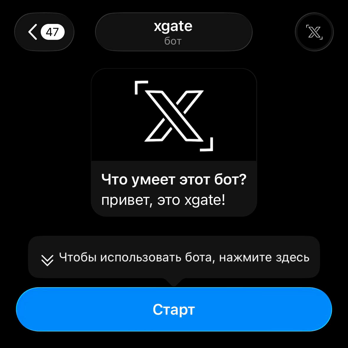 Шаг 1. Запуск бота